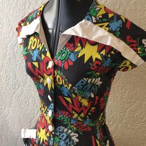Comic book exclamations dress!